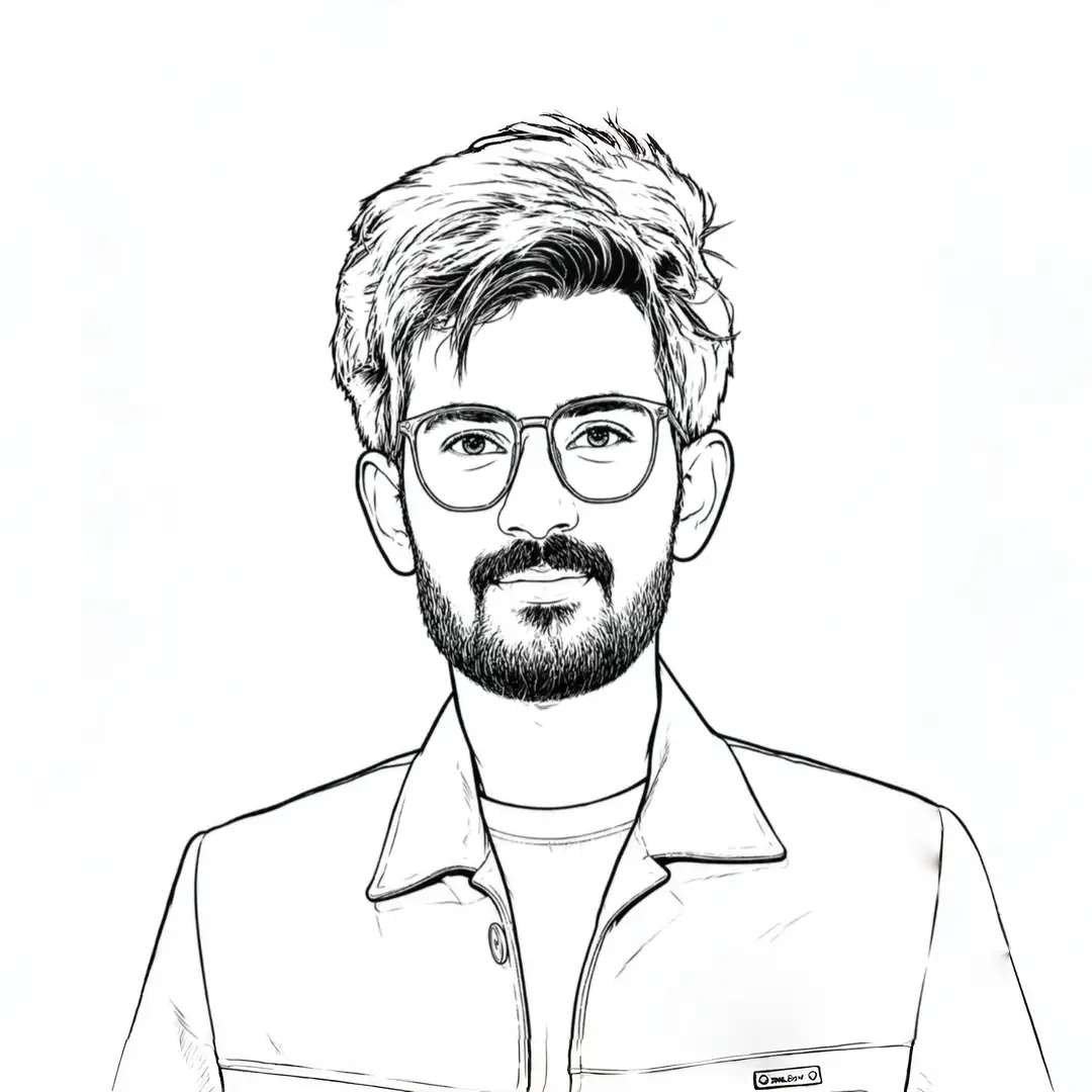 Anil Suthar Portrait Grayscale